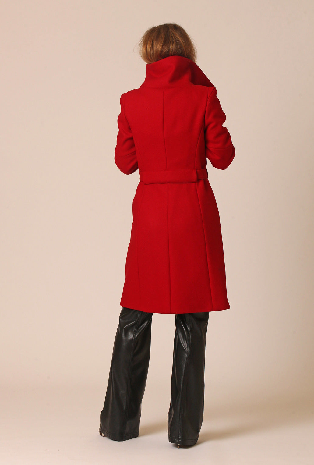 ARCHITECTS COAT · crimson