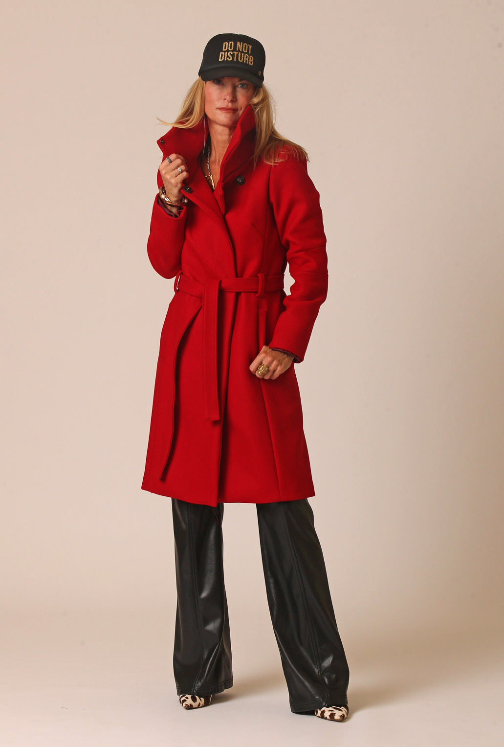 ARCHITECTS COAT · crimson