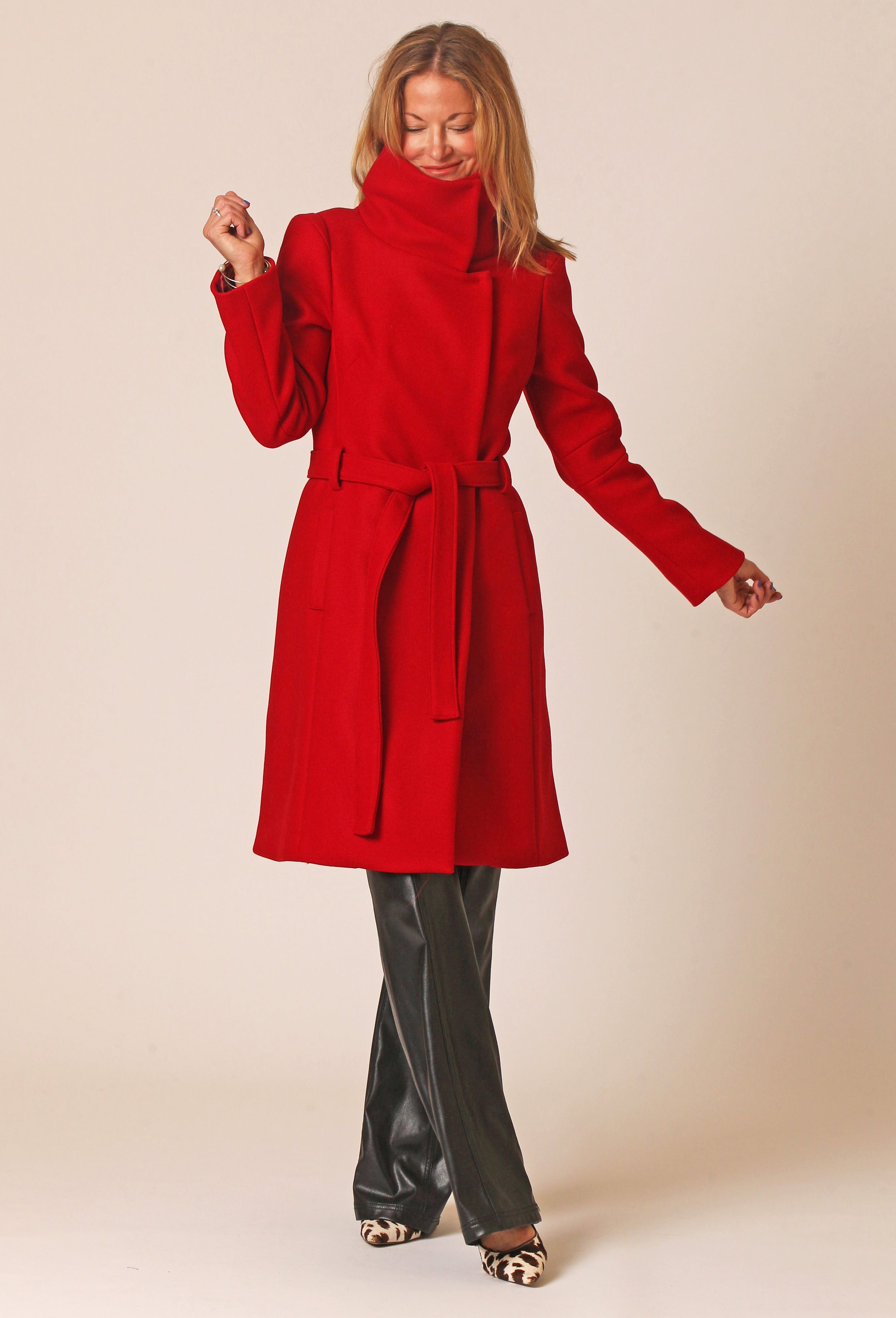 ARCHITECTS COAT · crimson