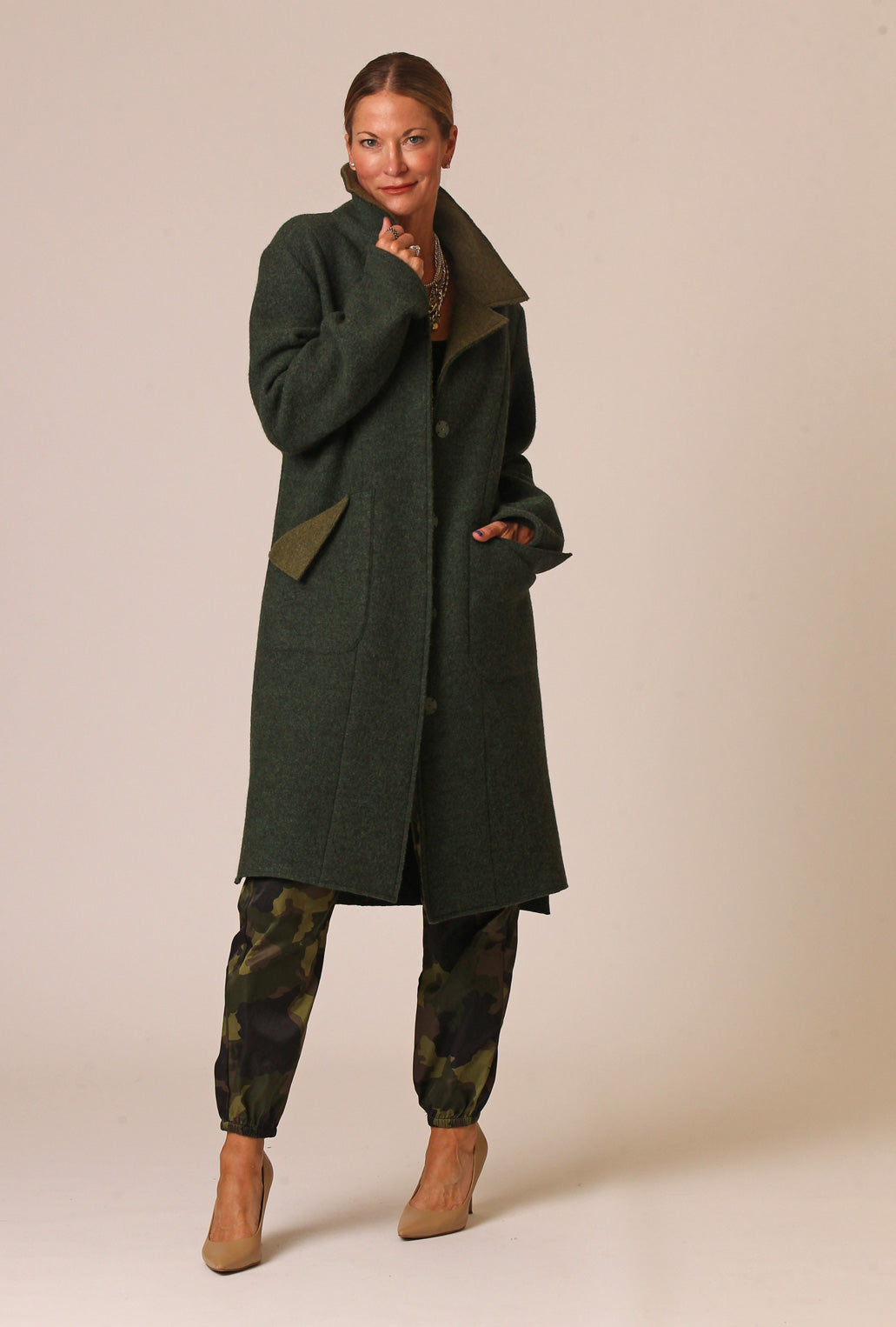 BYRNE COAT ยท emerald