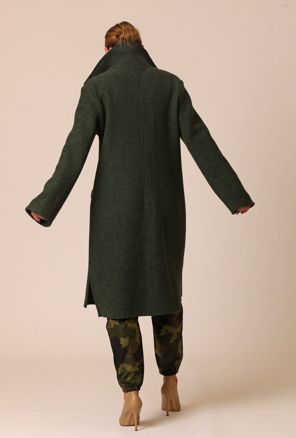 BYRNE COAT · emerald