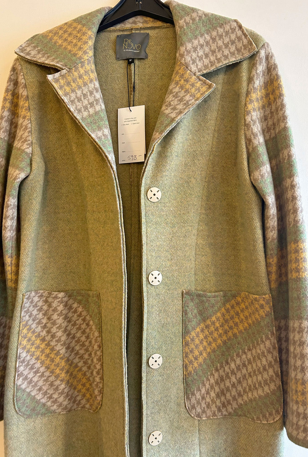 BYRNE COAT · hounds plaid