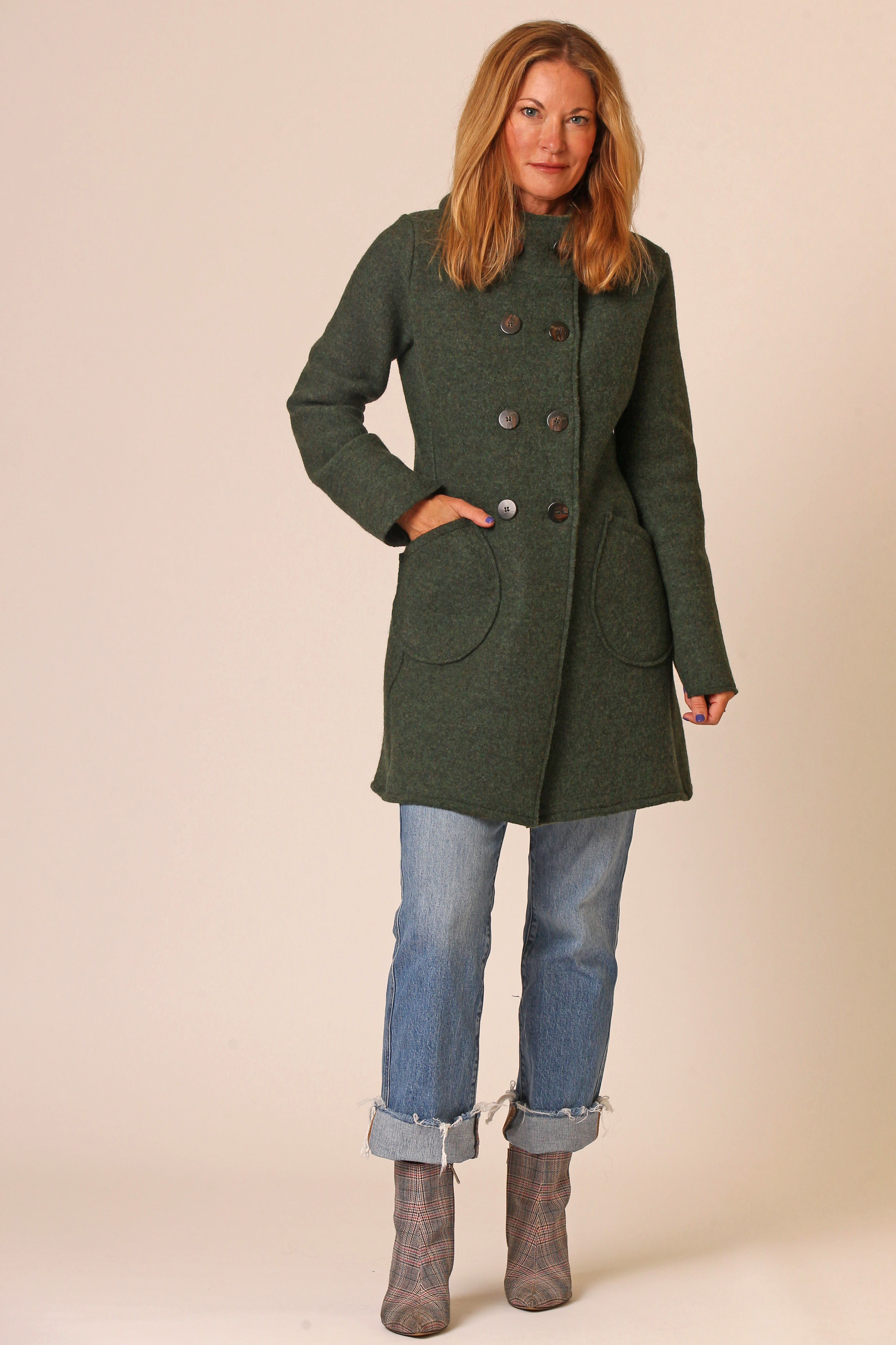 CAR COAT · emerald