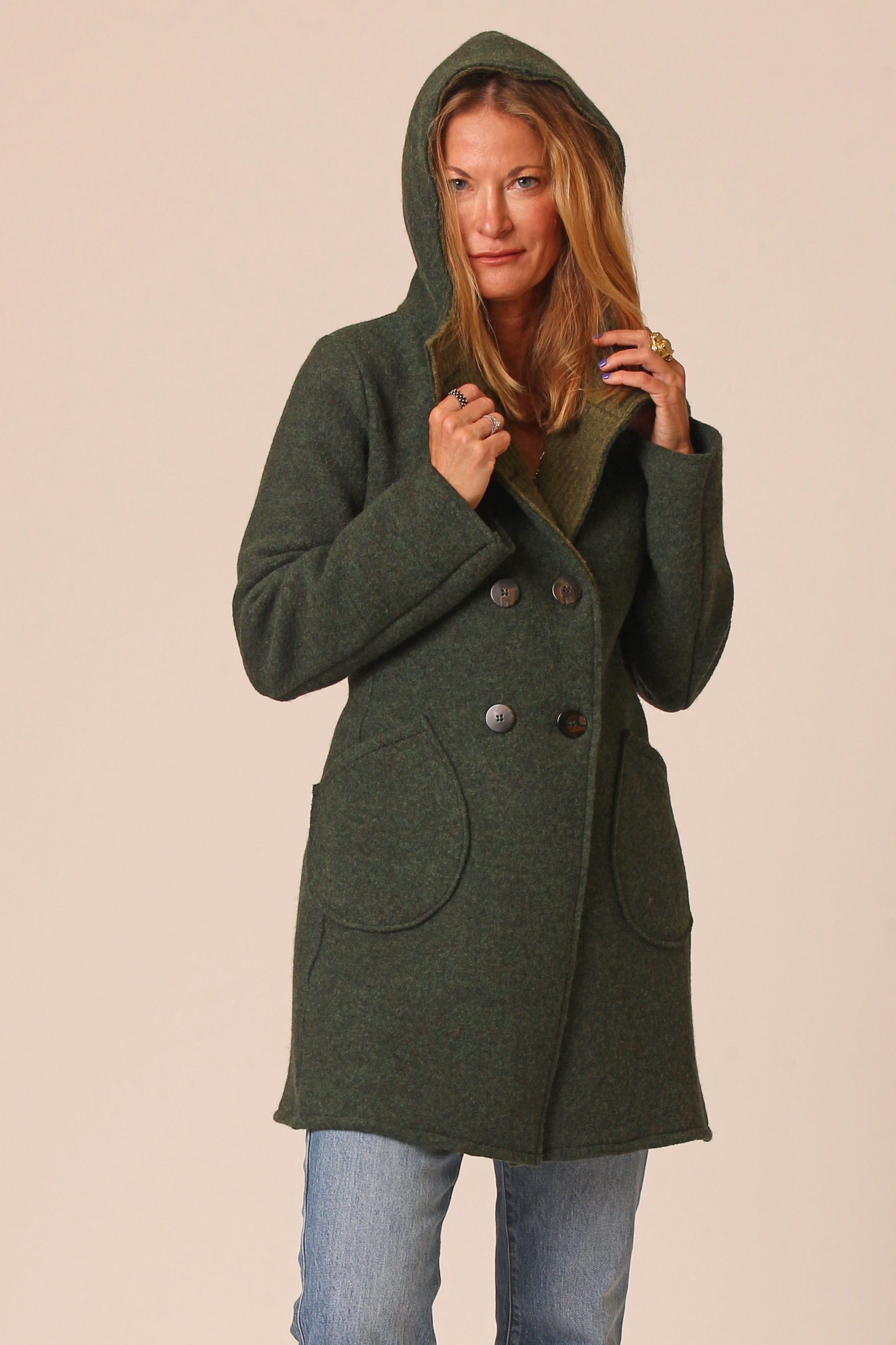 CAR COAT · emerald