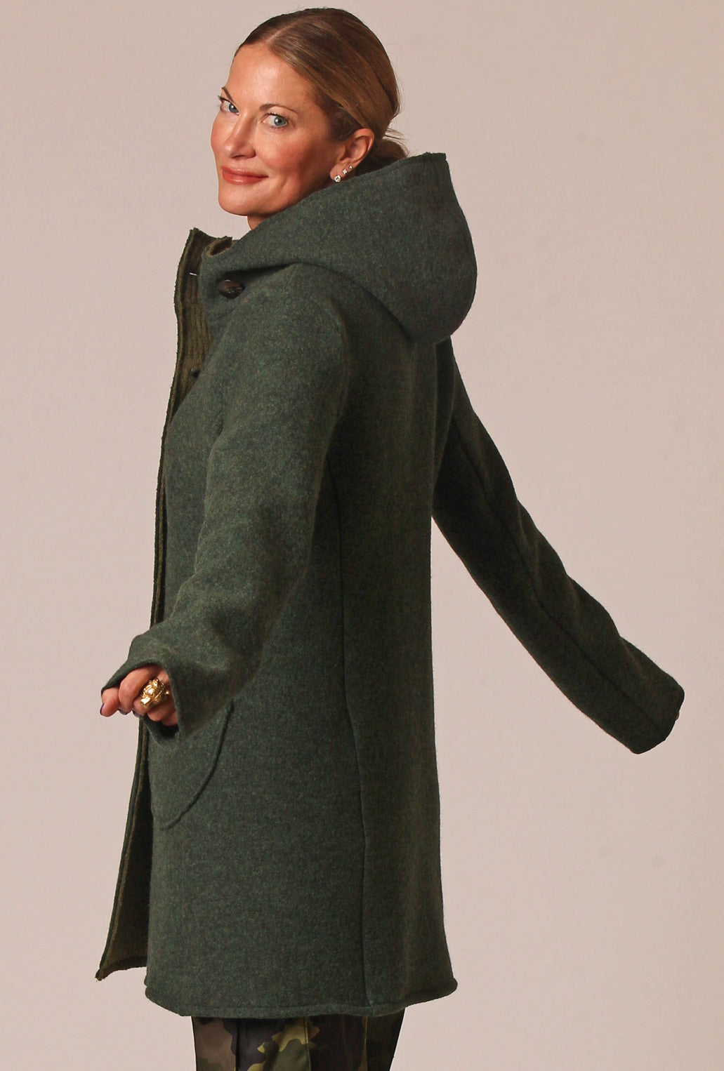 CAR COAT · emerald