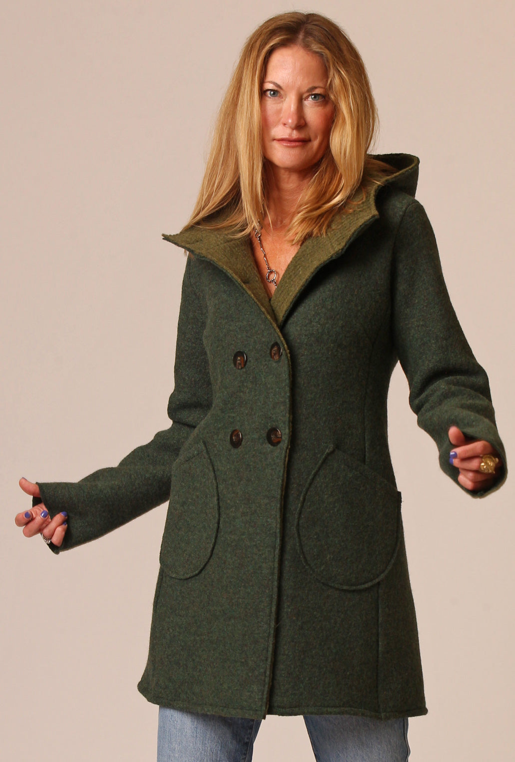 CAR COAT · emerald