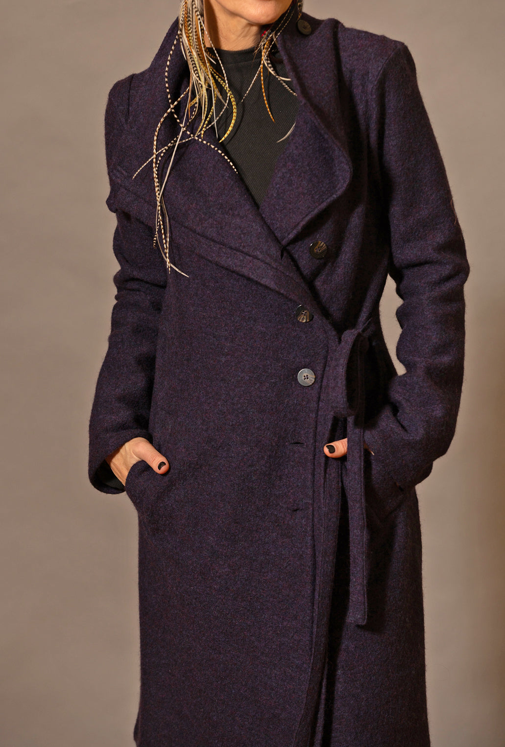 MALYN SWEATER ยท eggplant