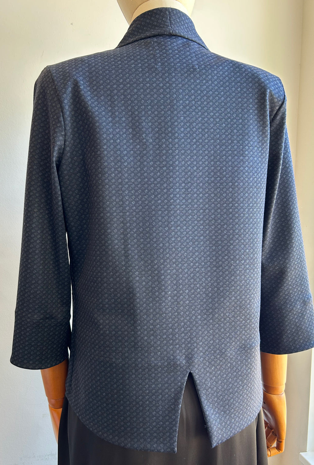 ANGLE BLAZER · navy blot