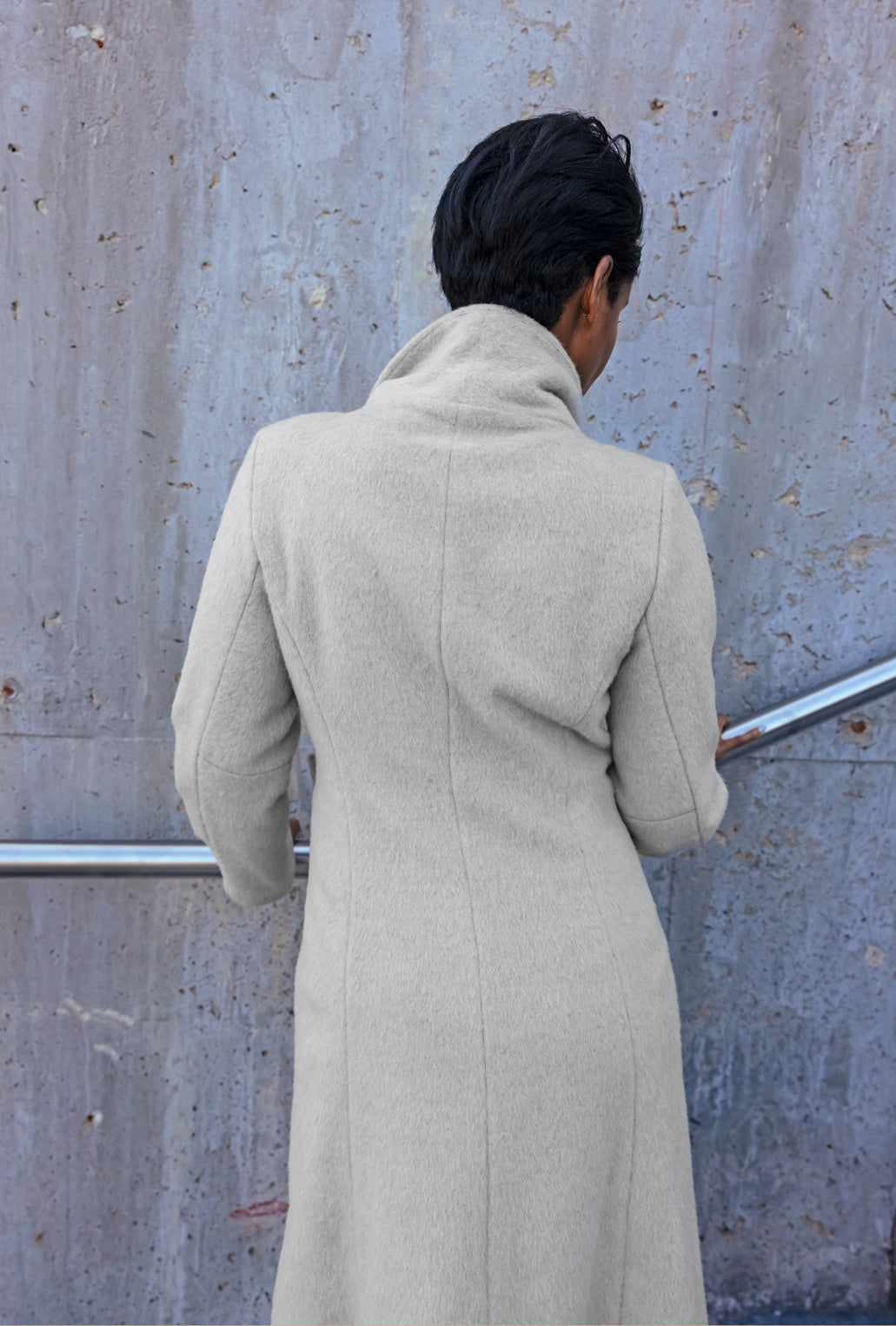 COACH COAT · alabaster
