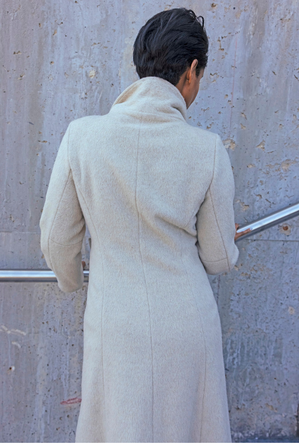 COACH COAT · alabaster