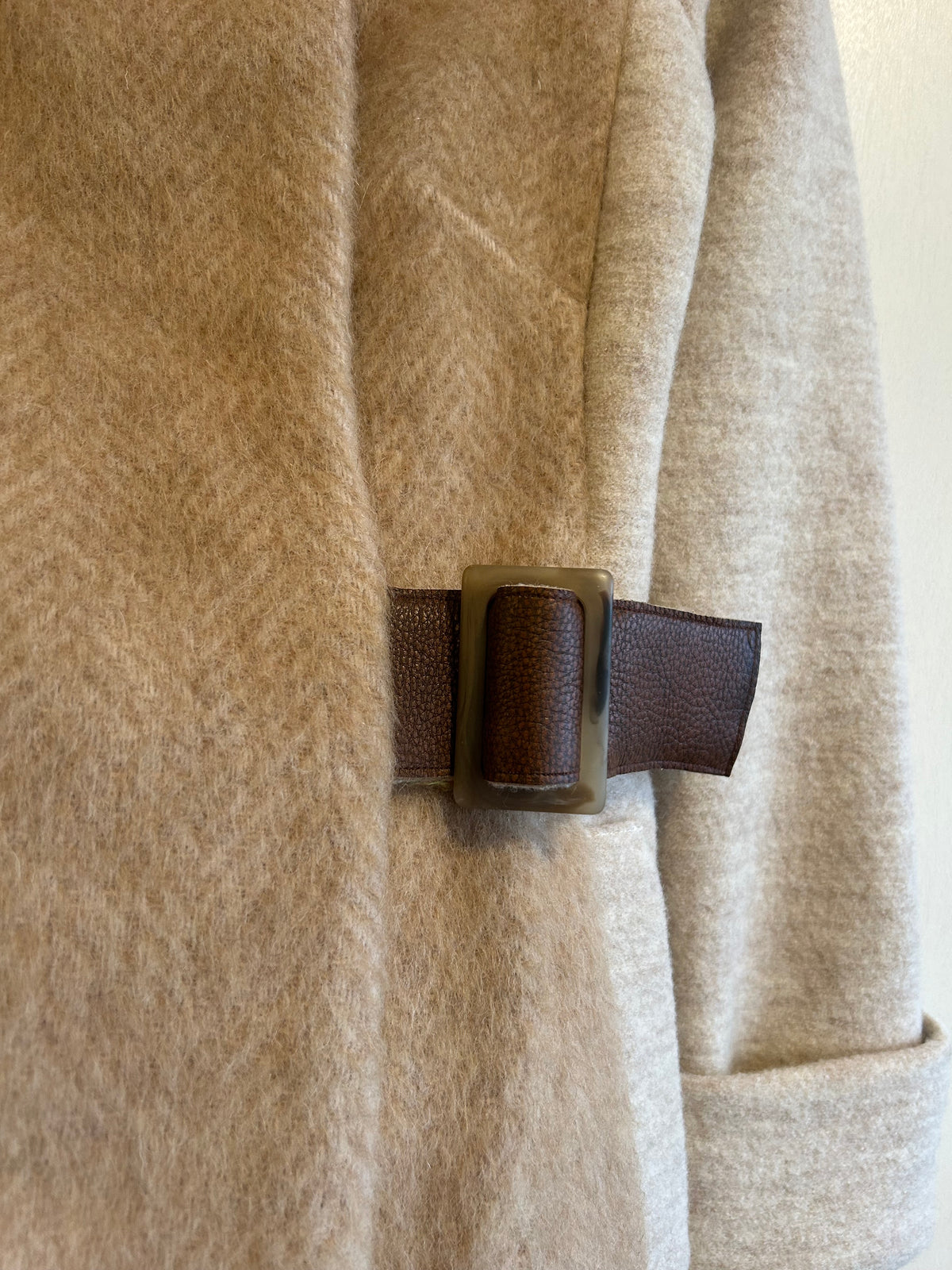 COWL NECK COAT · vanilla alpaca