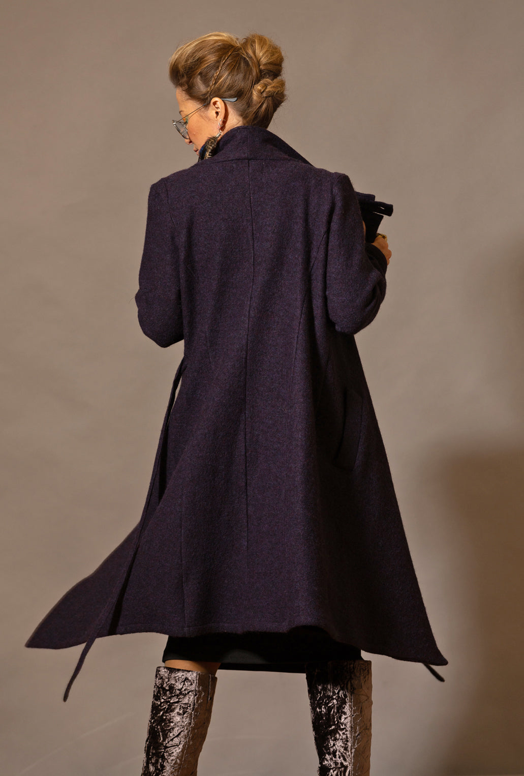 MALYN SWEATER · eggplant