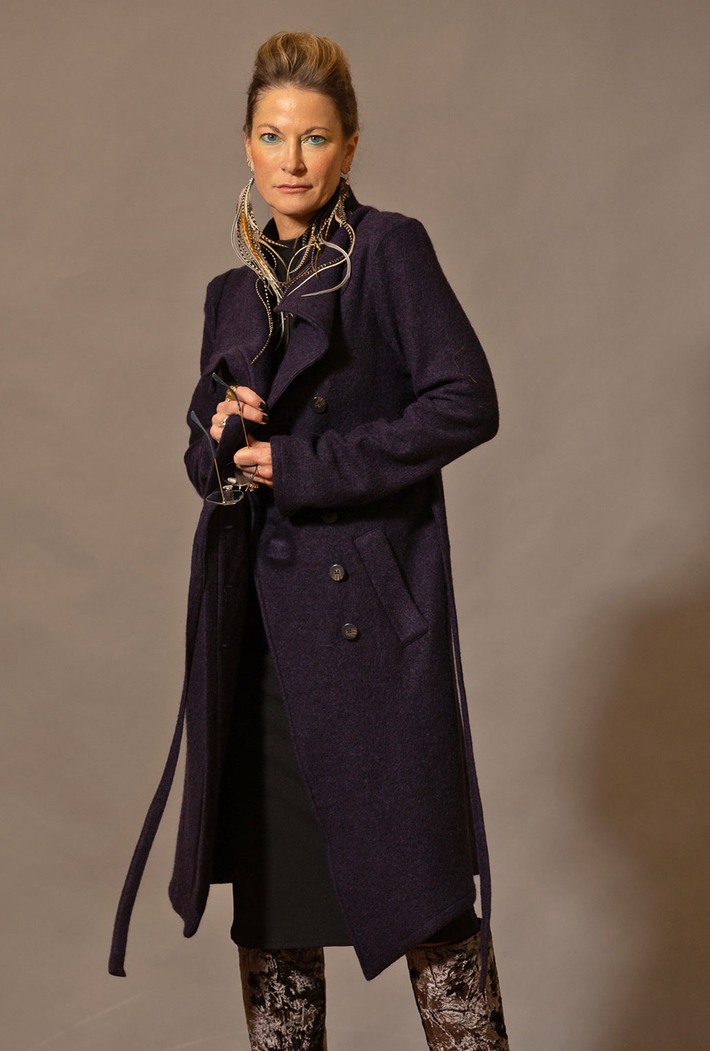 MALYN SWEATER · eggplant