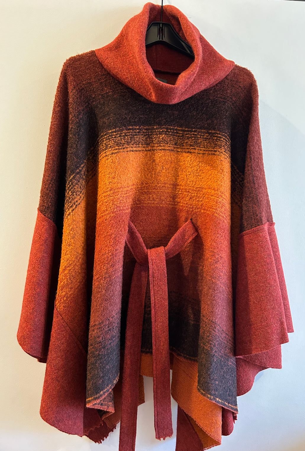 Tie Sweater Cowl · sunset
