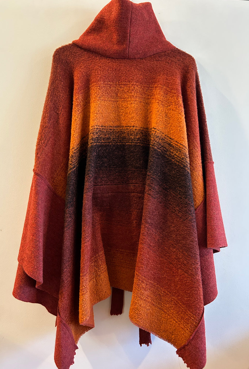 Tie Sweater Cowl · sunset