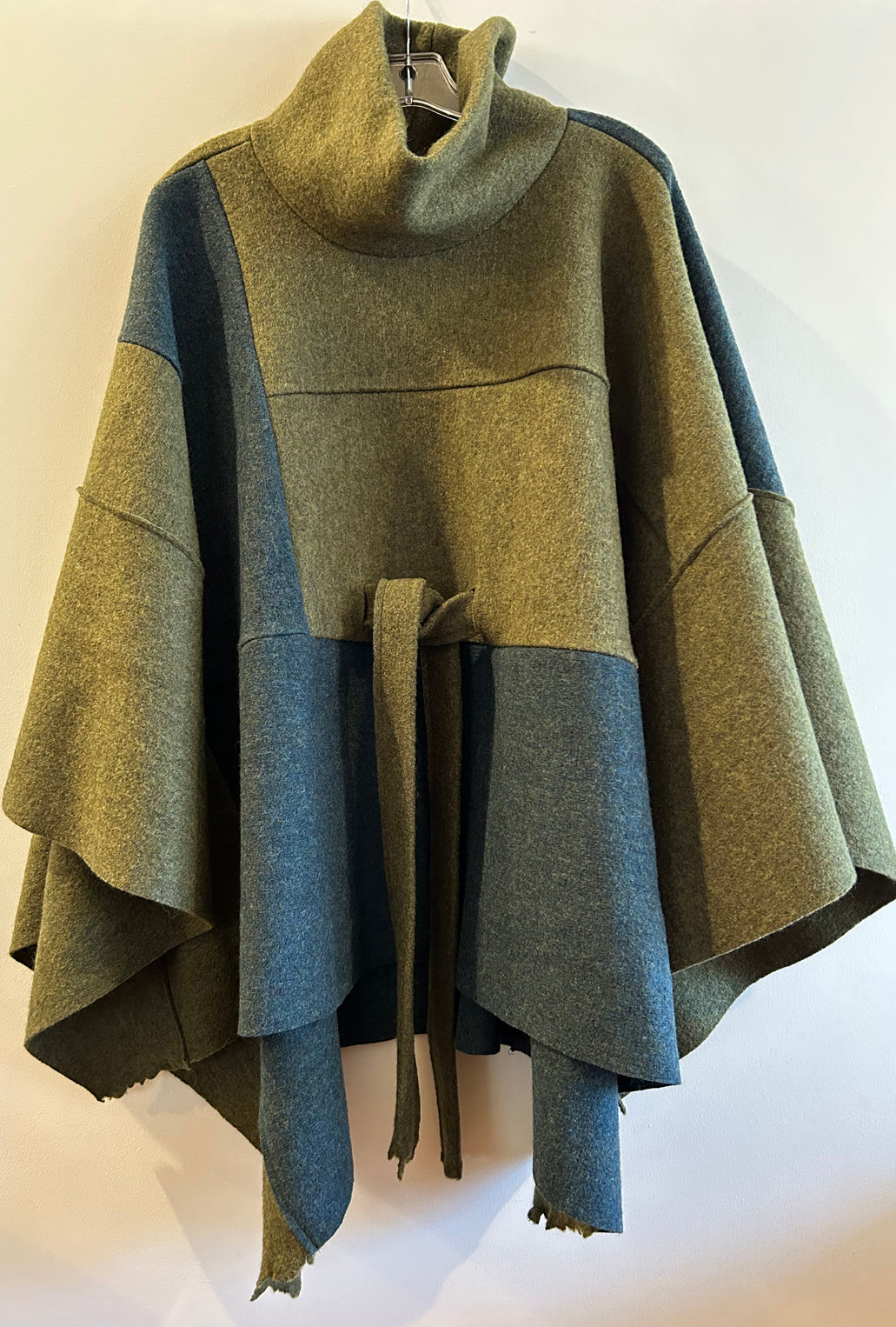 Tie Sweater Cowl · Teal
