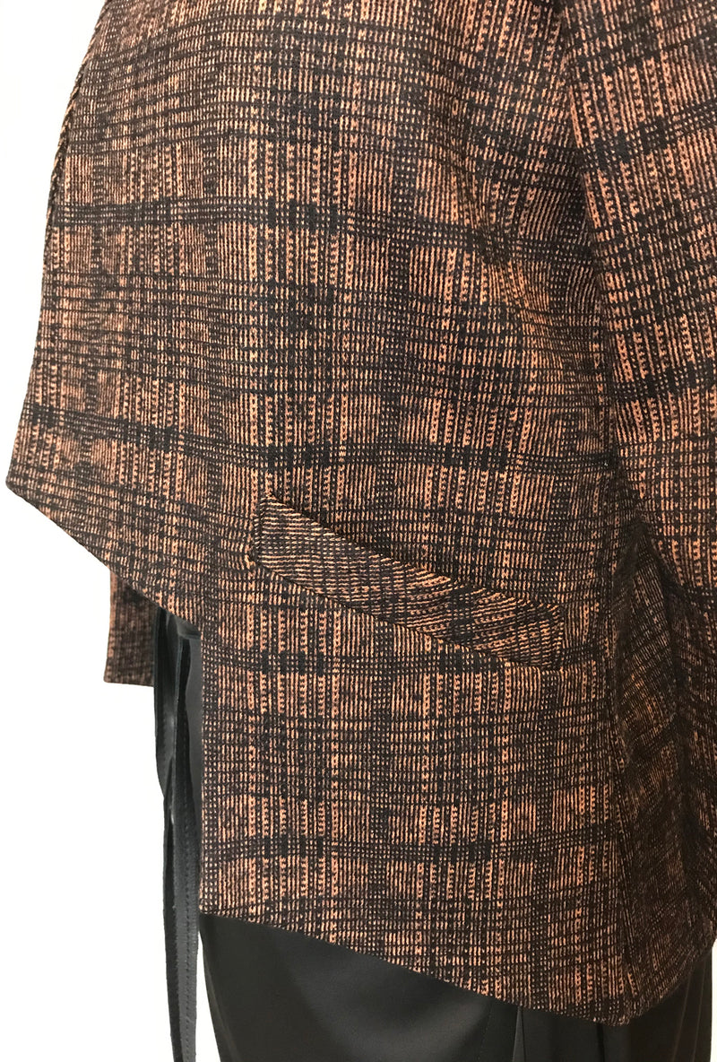 pocket detail of angle jacket