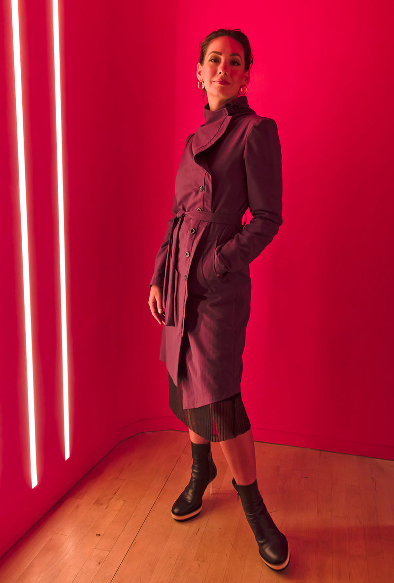 MALYN RAINCOAT Amethyst
