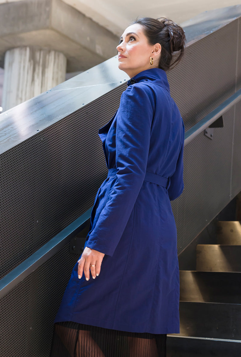 MALYN RAINCOAT Lapis