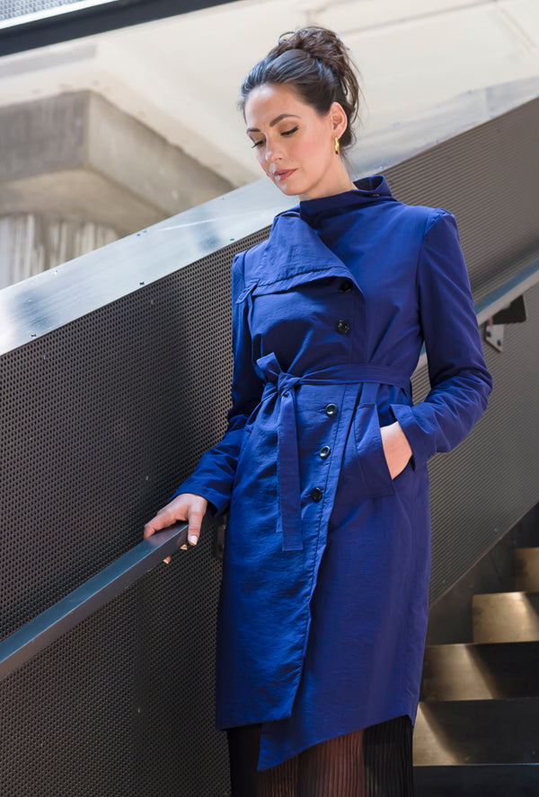 MALYN RAINCOAT Lapis