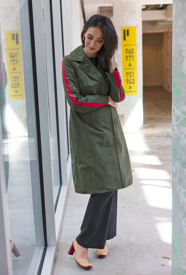 URBAN RAINCOAT Moss Japanese Nylon